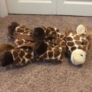 Giraffe backpack purse